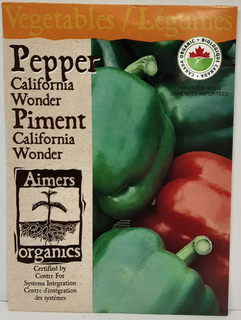 SEEDS - Pepper California Wonder